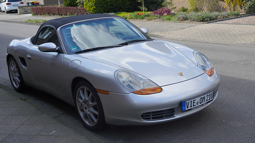 A Porsche Boxster (earlier generation)