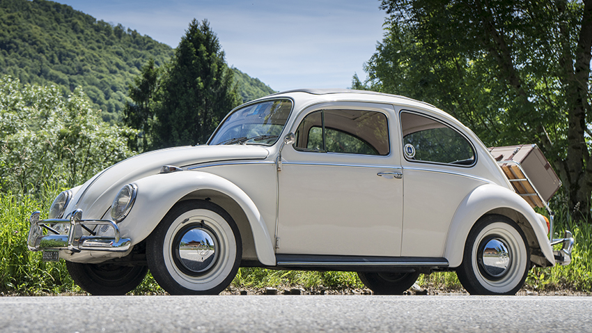 The first Volkswagen Beetle  