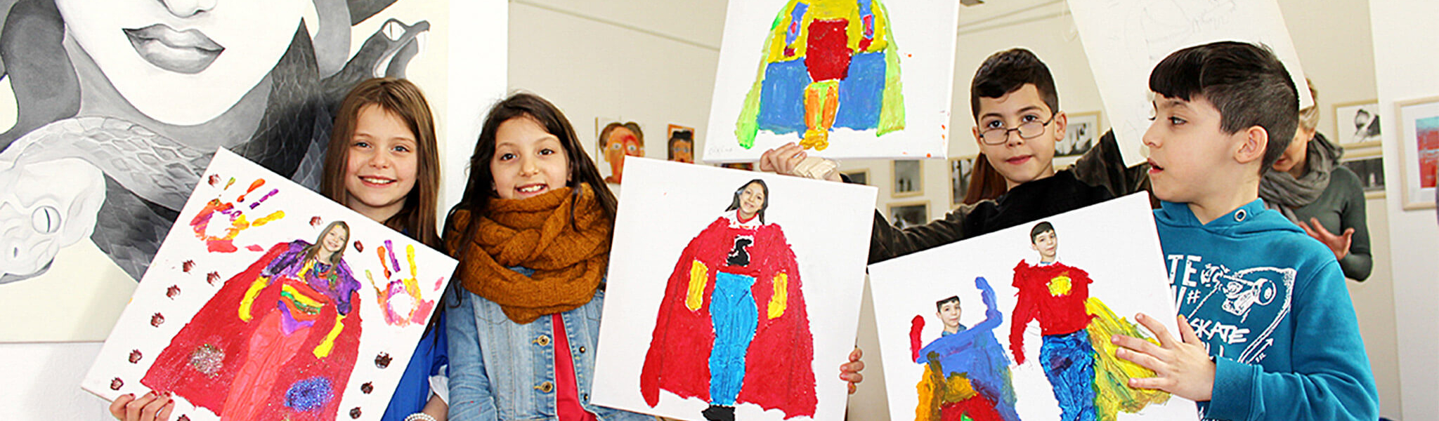 Aufwind e.V., Kunstnachmittag, Bilder der Kinder